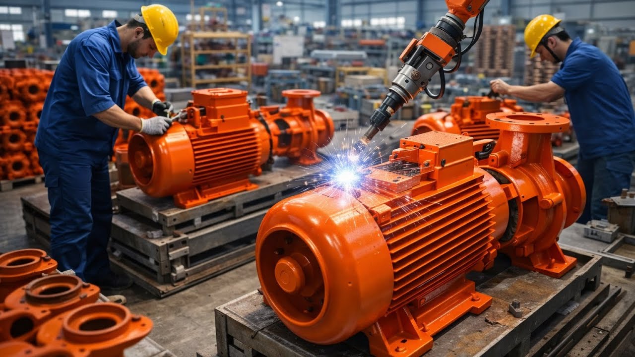 Industrial pumps, motors and technical components